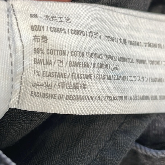 Abercrombie & Fitch The 90s Straight Ultra High Rise Jeans Washed Black Sz 27 4 - Picture 12 of 12